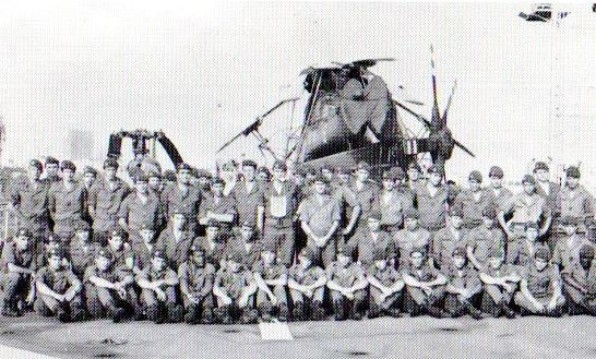 Détachement de la 4° Compagnie du 1° RCP -sous les ordres du Capitaine de SAINT GERMAIN