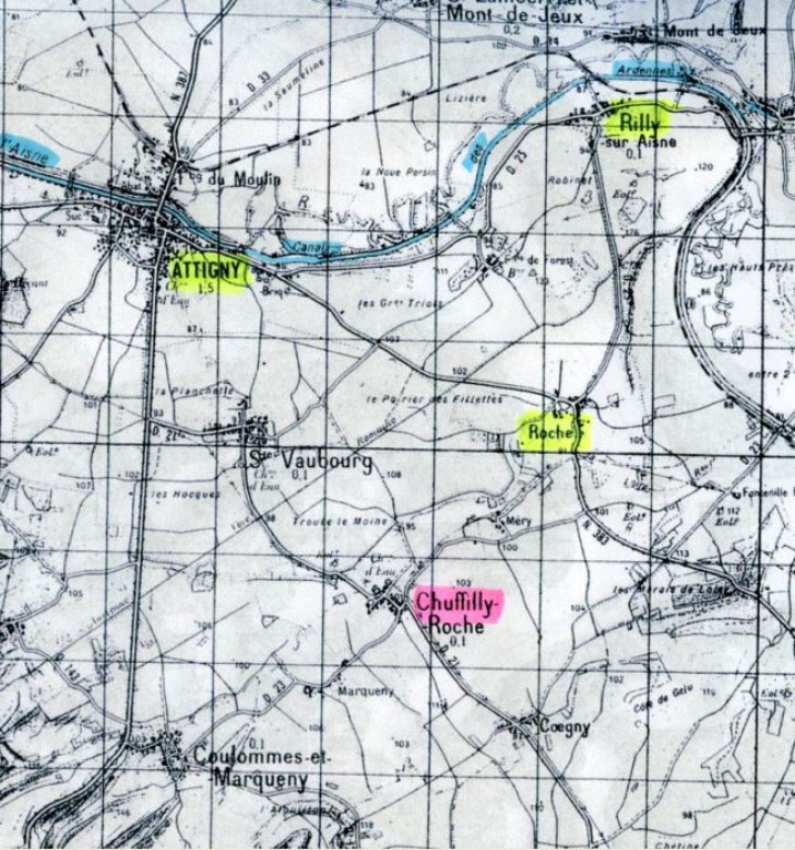Le 6 juin 1940 Le 18° RI avait pour mission d'interdire aux Allemands le franchissement du Canal des Ardennes