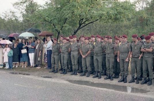 Les Sous Officiers sans troupe et une partie des familles invitées