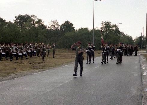 La musique de la 11° Division Parachutiste a prèté son concours à la cérémonie 