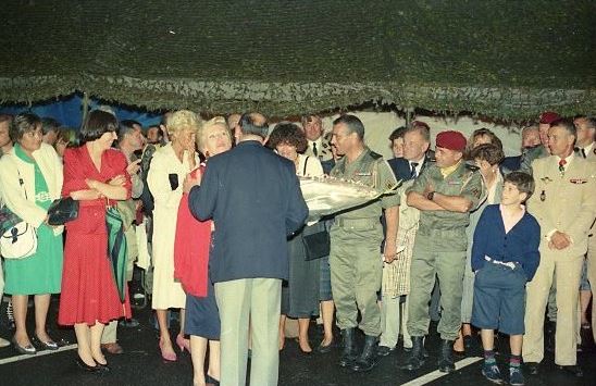 Remise des bouquets