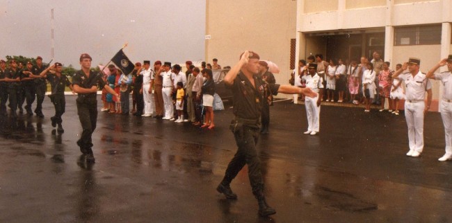 Au cours d'un séjour à la RÉUNION sous le Commandement du Capitaine Ronan HELIOT ( 1985 - 1986 )