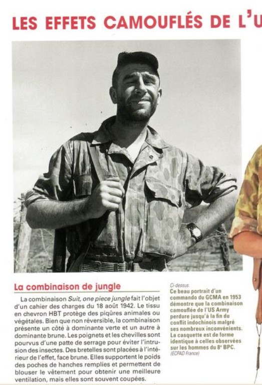 Photo parue dans l' excellent ouvrage Les PARAS FRANCAIS en INDOCHINE 1945-1954 page 118 .La légende : Beau portrait d'un commando du GCMA en 1953 ....est tout à fait erronée