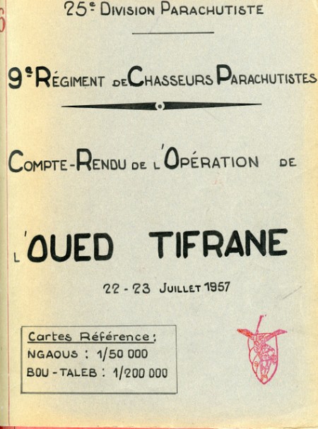 Les 22 et 23 Juillet  "grand cirque " pour VERT à l'occasion de l' opération OUED TIFRANE