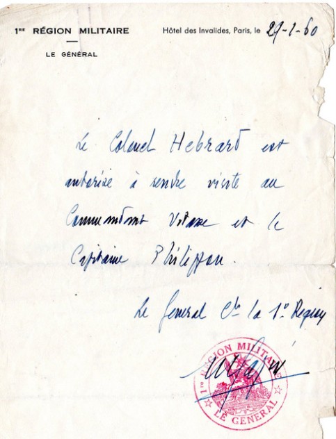 Conservées par le Captitaine Roger PHILIPPON  ces correspondances devaient avoir une certaine importance à ses yeux