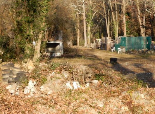  à base de palettes de bois ,du Fameux fort ALAMO