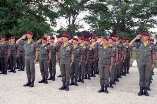 Cadres sans troupe du 1°RCP 