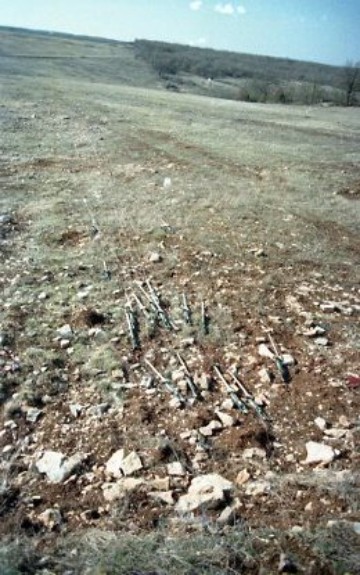  Déchets de tir Al' arrière deux tubes