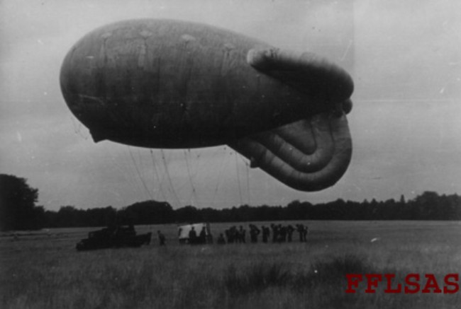  Le ballon captif était une excellent moyen de vérifier que l'élève avait acquis les connaissances techniques et la détermination nécessaires pour sauter